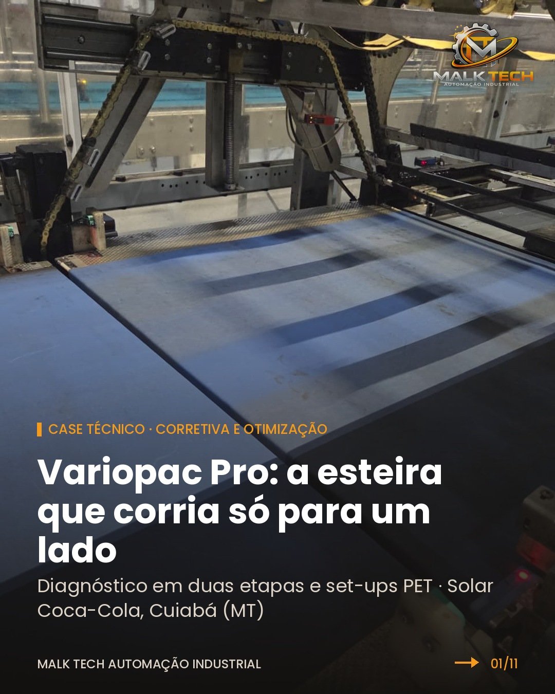 Capa: Variopac Pro, a esteira que corria só para um lado